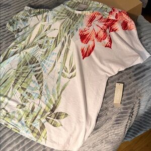 Chico's Lavender Short-Sleeve Tee